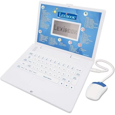 Lexibook , tweetalige leercomputer Frans/Engels, speelgoed voor kinderen met 124 activiteiten om talen, wiskunde, logica, plezier en piano te leren, JC598i1 Lexibook , tweetalige leercomputer Frans/Engels, speelgoed voor kinderen met 124 activiteiten om talen, wiskunde, logica, plezier en piano te leren, JC598i1