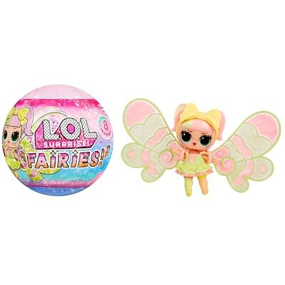 L.O.L. Surprise! Fairies Tots Comprend 1 Poupée, Emballage Opaque, 8 Poupées à Collectionner, Ailes de Fée à Personnaliser, Cadeau Idéal Pour les Enfants de + de 4 Ans L.O.L. Surprise! Fairies Tots Comprend 1 Poupée, Emballage Opaque, 8 Poupées à Collectionner, Ailes de Fée à Personnaliser, Cadeau Idéal Pour les Enfants de + de 4 Ans