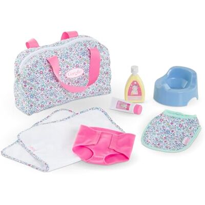 Corolle Set van accessoires voor het aankleden van bloemen, 7 accessoires, voor poppen 36 cm, vanaf 2 jaar, 9000141810 Corolle Set van accessoires voor het aankleden van bloemen, 7 accessoires, voor poppen 36 cm, vanaf 2 jaar, 9000141810