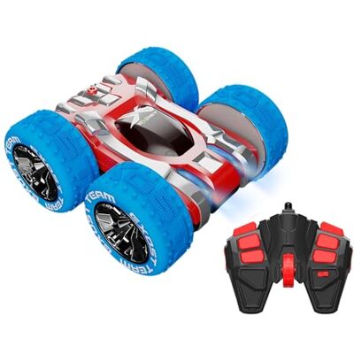 SilverLit Exost Op afstand bestuurbare auto 360 Cross Edition 10 jaar 360° waterval schokbestendige carrosserie 2,4 GHz, bereik 25 m oplaadbare USB-batterij kinderspeelgoed vanaf 5 jaar SilverLit Exost Op afstand bestuurbare auto 360 Cross Edition 10 jaar 360° waterval schokbestendige carrosserie 2,4 GHz, bereik 25 m oplaadbare USB-batterij kinderspeelgoed vanaf 5 jaar