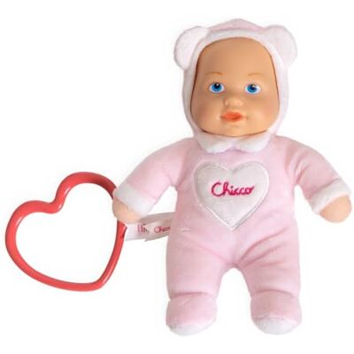 Chicco Mijn eerste pop, met hartvormige ring, gemakkelijk vast te pakken, zacht en licht, machinewasbaar, 0 maanden +. Chicco Mijn eerste pop, met hartvormige ring, gemakkelijk vast te pakken, zacht en licht, machinewasbaar, 0 maanden +.