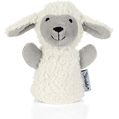 Sterntaler Vingerpop, schaap, Stanley, 11 x 11 x 5 cm, wit/grijs Sterntaler Vingerpop, schaap, Stanley, 11 x 11 x 5 cm, wit/grijs