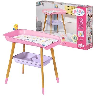 BABY born Luiertafel – voor peuters vanaf 3 jaar – geschikt voor kleine kinderhanden – tafel met afneembare handdoekhouder BABY born Luiertafel – voor peuters vanaf 3 jaar – geschikt voor kleine kinderhanden – tafel met afneembare handdoekhouder