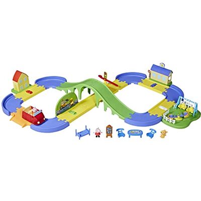 Peppa Pig Peppa City Tour met modulaire weg, inclusief voertuig en een figuur, + 35 geluiden, vanaf 3 jaar, meerkleurig, eenheidsmaat Peppa Pig Peppa City Tour met modulaire weg, inclusief voertuig en een figuur, + 35 geluiden, vanaf 3 jaar, meerkleurig, eenheidsmaat