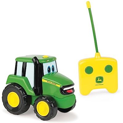 John Deere TOMY Johnny le Tracteur Radiocommandé de 42946, Éducatif, Jouet Premier Age, Voiture Télécommandée Adaptée aux Enfants de 18 mois+ John Deere TOMY Johnny le Tracteur Radiocommandé de 42946, Éducatif, Jouet Premier Age, Voiture Télécommandée Adaptée aux Enfants de 18 mois+