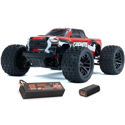 ARRMA Granite Grom 4WD 1/18 RTR Monster Truck RC Rood ARRMA Granite Grom 4WD 1/18 RTR Monster Truck RC Rood