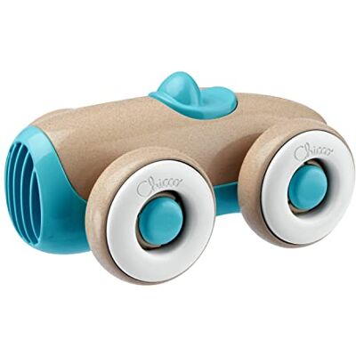Chicco Eco+ Speelgoed Auto Kleine Oldtimer op Houtbasis Vrijlopende Wielen Verfloos & Lichtgewicht Gemaakt van Gerecycled Materiaal Kinderspeelgoed Blauw 13 x 8 x 6 cm Chicco Eco+ Speelgoed Auto Kleine Oldtimer op Houtbasis Vrijlopende Wielen Verfloos & Lichtgewicht Gemaakt van Gerecycled Materiaal Kinderspeelgoed Blauw 13 x 8 x 6 cm