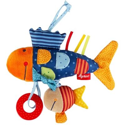 Sigikid , Meisjes en jongens, pluche dieren, vis, Play-Q, meerkleurig, 40104 Sigikid , Meisjes en jongens, pluche dieren, vis, Play-Q, meerkleurig, 40104