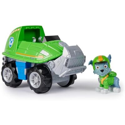 Paw Patrol voertuig + figuur Rocky Jungle Pups Auto figuur om te verzamelen Jungle thema speelgoed Kinderauto Speelgoed voor kinderen vanaf 3 jaar Paw Patrol voertuig + figuur Rocky Jungle Pups Auto figuur om te verzamelen Jungle thema speelgoed Kinderauto Speelgoed voor kinderen vanaf 3 jaar
