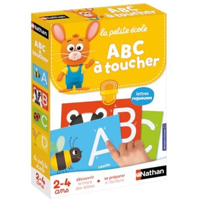 Nathan ABC om aan te raken ruwe letters voor het leren schrijven van 2 tot 4 jaar Nathan ABC om aan te raken ruwe letters voor het leren schrijven van 2 tot 4 jaar