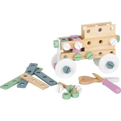 Small Foot Bouwset "Nordic" gemaakt van hout, creatieve set met gereedschap en accessoires, vanaf 3 jaar, 11875 Small Foot Bouwset "Nordic" gemaakt van hout, creatieve set met gereedschap en accessoires, vanaf 3 jaar, 11875