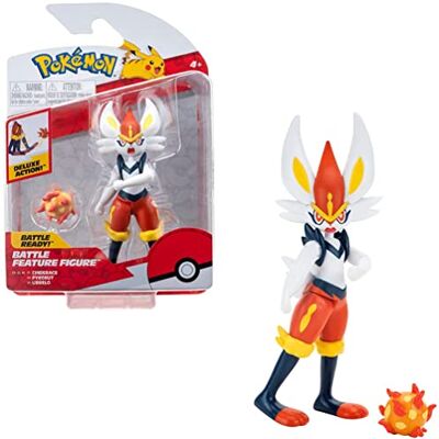 Pokémon Pokemon figuur Liberlo Cinderace figuren, 10-12 cm, nieuwste golf 2021, officieel gelicentieerd Pokemon speelgoed Pokémon Pokemon figuur Liberlo Cinderace figuren, 10-12 cm, nieuwste golf 2021, officieel gelicentieerd Pokemon speelgoed