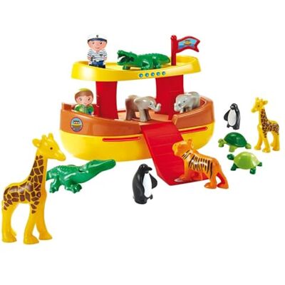 Ecoiffier Speelgoed 3007 De Ark van Noach 2 figuren + 11 dieren Abrick Vanaf 18 maanden Gemaakt in Frankrijk Ecoiffier Speelgoed 3007 De Ark van Noach 2 figuren + 11 dieren Abrick Vanaf 18 maanden Gemaakt in Frankrijk