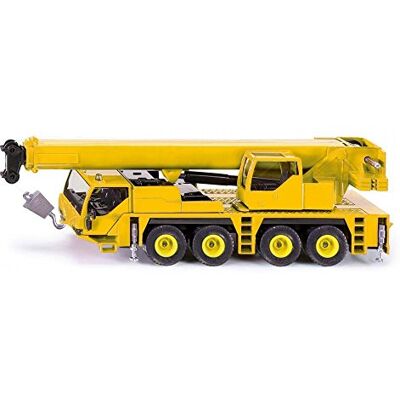 Siku 2110, rolwagen, 1:55, metaal/kunststof, geel, telescopische pijl Siku 2110, rolwagen, 1:55, metaal/kunststof, geel, telescopische pijl