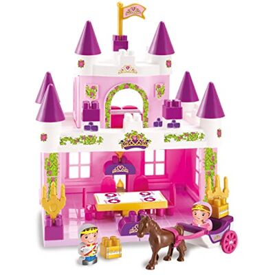 Ecoiffier Toys 3012 Koninklijk Kasteel Abrick Bouwspel voor kinderen Vanaf 18 maanden Gemaakt in Frankrijk Ecoiffier Toys 3012 Koninklijk Kasteel Abrick Bouwspel voor kinderen Vanaf 18 maanden Gemaakt in Frankrijk
