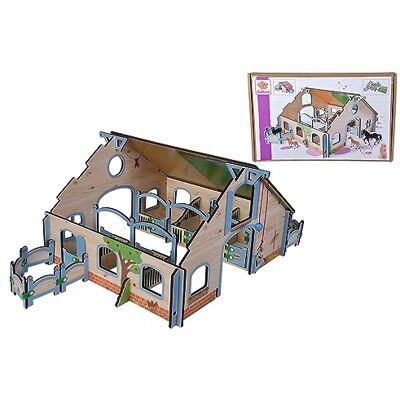 Eichhorn Paardengebouwen, gebouwen met paardenboxen en poort, 30 stuks, 57 x 52 x 35 cm, vanaf 3 jaar Eichhorn Paardengebouwen, gebouwen met paardenboxen en poort, 30 stuks, 57 x 52 x 35 cm, vanaf 3 jaar