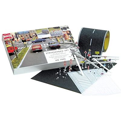 Busch Environnement BUE7096 Modelspoorbaan assortiment weg & accessoires Schaal HO Busch Environnement BUE7096 Modelspoorbaan assortiment weg & accessoires Schaal HO