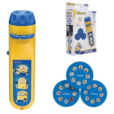 Lexibook , Les Minions Verhalenprojector, LTC050DES 3 verhalenschijven, 24 afbeeldingen, zaklamp, lelijke en slechte scènes Lexibook , Les Minions Verhalenprojector, LTC050DES 3 verhalenschijven, 24 afbeeldingen, zaklamp, lelijke en slechte scènes