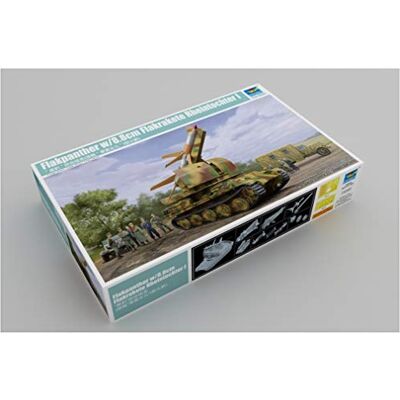 Trumpeter 09532 Flakpanther met 8,8 cm schaal 1:35 modelleerset Trumpeter 09532 Flakpanther met 8,8 cm schaal 1:35 modelleerset