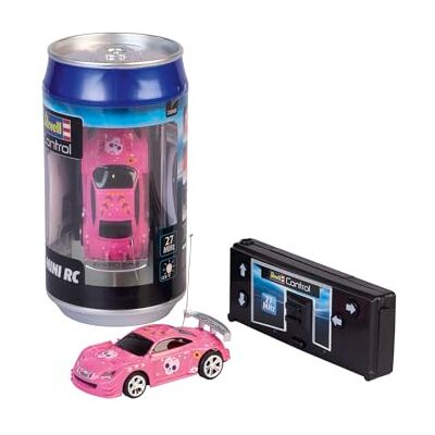 Revell Control, roze radiografisch bestuurbare mini-auto, aanbevolen leeftijd: 8+, compacte afmetingen, radiofrequentie: MHz, perfect voor binnen en kleine races Revell Control, roze radiografisch bestuurbare mini-auto, aanbevolen leeftijd: 8+, compacte afmetingen, radiofrequentie: MHz, perfect voor binnen en kleine races