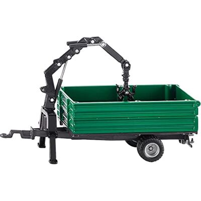 Siku 2896, combi-aanhanger oehler, 1:32, metaal/kunststof, groen, op kraan gemonteerd en 3 accessoires inbegrepen Siku 2896, combi-aanhanger oehler, 1:32, metaal/kunststof, groen, op kraan gemonteerd en 3 accessoires inbegrepen