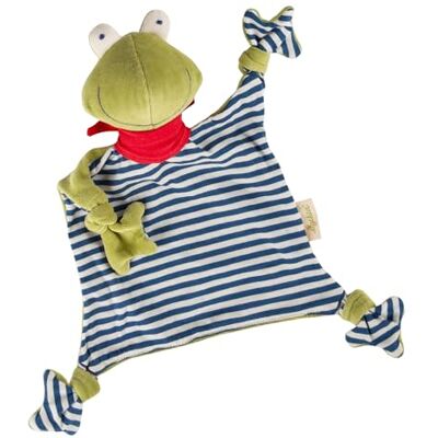 Sigikid 41352 Knuffeldier, kikker, groen, voor meisjes en jongens, aanbevolen vanaf de geboorte, groen/blauw Sigikid 41352 Knuffeldier, kikker, groen, voor meisjes en jongens, aanbevolen vanaf de geboorte, groen/blauw