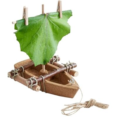 HABA Terra Kids 304244 Montagekit kurkboot optimale drijfeigenschappen in ondiep water, in zee of in de badkuip HABA Terra Kids 304244 Montagekit kurkboot optimale drijfeigenschappen in ondiep water, in zee of in de badkuip