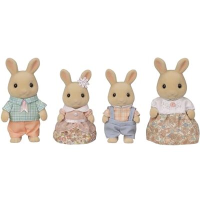 Sylvanian Families De familie Konijn Crème Set 4 figuren Duik in de wereld van de Sylvanian familie Miniatuur dierenfiguren Speelgoed voor kinderen vanaf 3 jaar 5706 Sylvanian Families De familie Konijn Crème Set 4 figuren Duik in de wereld van de Sylvanian familie Miniatuur dierenfiguren Speelgoed voor kinderen vanaf 3 jaar 5706