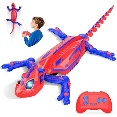Mieryd Op afstand bestuurde Gecko Legedis met led-ogen, Spider RC robot speelgoed voor kinderen, interactieve hagedis die de muur klimt, creatief spel, verjaardag, Kerstmis, cadeau voor jongens 3, 4, 5, 6, 7, 8, 9, 10 jaar Mieryd Op afstand bestuurde Gecko Legedis met led-ogen, Spider RC robot speelgoed voor kinderen, interactieve hagedis die de muur klimt, creatief spel, verjaardag, Kerstmis, cadeau voor jongens 3, 4, 5, 6, 7, 8, 9, 10 jaar