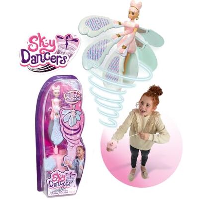 Lansay SKY DANCERS Candy Cutie pop – magische vliegende feeënpop voor kinderen vanaf 6 jaar – feeënpop die met zijn touwwerper de lucht in gaat, werkt zonder batterij Lansay SKY DANCERS Candy Cutie pop – magische vliegende feeënpop voor kinderen vanaf 6 jaar – feeënpop die met zijn touwwerper de lucht in gaat, werkt zonder batterij