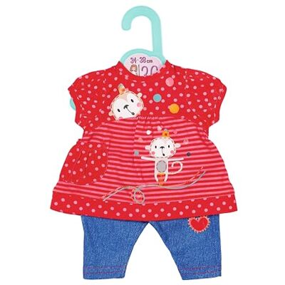 Zapf Creation Dolly Moda 870693 hanglamp met broek, poppenkleding, 34-38 cm Zapf Creation Dolly Moda 870693 hanglamp met broek, poppenkleding, 34-38 cm