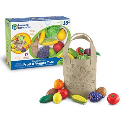 Learning Resources New Sprouts-groente- en fruitzak, 31 x 22,9 x 10,7, groen Learning Resources New Sprouts-groente- en fruitzak, 31 x 22,9 x 10,7, groen