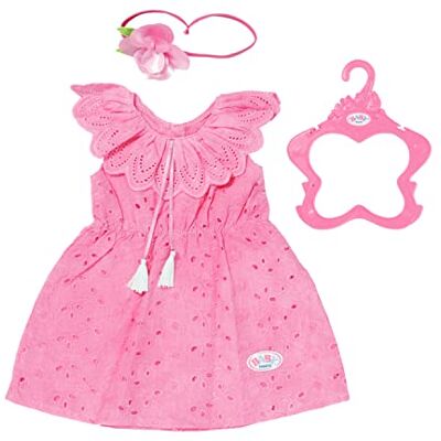 BABY born Modieuze bloemenjurk voor poppen van 43 cm de set bevat een jurk, een hoofdband en een kleerhanger geschikt voor kinderen vanaf 3 jaar BABY born Modieuze bloemenjurk voor poppen van 43 cm de set bevat een jurk, een hoofdband en een kleerhanger geschikt voor kinderen vanaf 3 jaar