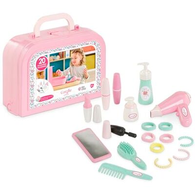Corolle 9000310060 – Mijn kleine beautykoffer, 20 accessoires, voor poppen, vanaf 18 maanden Corolle 9000310060 – Mijn kleine beautykoffer, 20 accessoires, voor poppen, vanaf 18 maanden