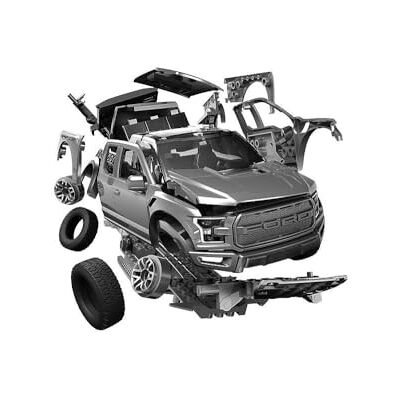 Airfix QUICKBUILD Model Auto Kit J6053 Ford F-150 Raptor Grey Bouwpakket voor kinderen vanaf 6 jaar, constructiespeelgoed voor jongens Airfix QUICKBUILD Model Auto Kit J6053 Ford F-150 Raptor Grey Bouwpakket voor kinderen vanaf 6 jaar, constructiespeelgoed voor jongens