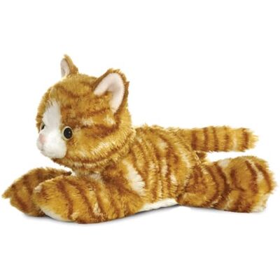 Aurora World , 31277, Mini Flopsies Molly de kattenbak, rood, 20 cm, pluche, bruin Aurora World , 31277, Mini Flopsies Molly de kattenbak, rood, 20 cm, pluche, bruin