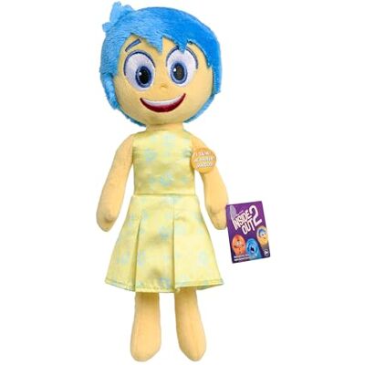 Just Play 45518 Inside Out 2 Talk It Out klein pluche dier Joy, meerkleurig Just Play 45518 Inside Out 2 Talk It Out klein pluche dier Joy, meerkleurig