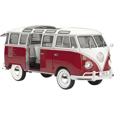 Revell modelbouwset VW T1 Samba bus schaal 1:24 Revell modelbouwset VW T1 Samba bus schaal 1:24