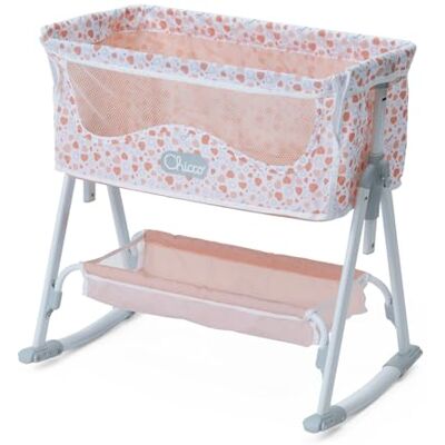Chicco Next to Me wieg voor poppen, voor kinderen vanaf 3 jaar, speelgoedwieg, in hoogte verstelbaar, met metalen frame en realistische details, eenvoudig te monteren, schommel- of vaste modus Chicco Next to Me wieg voor poppen, voor kinderen vanaf 3 jaar, speelgoedwieg, in hoogte verstelbaar, met metalen frame en realistische details, eenvoudig te monteren, schommel- of vaste modus