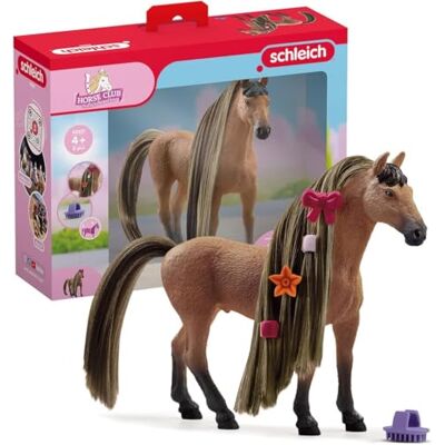 Schleich Akhal-Teké hengstfiguur om te stylen, 8-delige set met paardenfiguur om te stylen voor jongens en meisjes, cadeau voor Schleich Akhal-Teké hengstfiguur om te stylen, 8-delige set met paardenfiguur om te stylen voor jongens en meisjes, cadeau voor