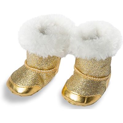 Heless 840 gouden laarzen voor poppen, maat 35-45 cm Heless 840 gouden laarzen voor poppen, maat 35-45 cm