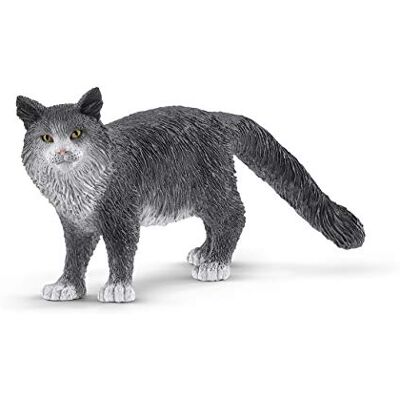 Schleich 13893 Cat Maine Coon, vanaf 3 jaar, FARM WORLD figuur, 8 x 3 x 4 cm Schleich 13893 Cat Maine Coon, vanaf 3 jaar, FARM WORLD figuur, 8 x 3 x 4 cm