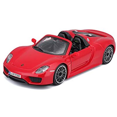 Bburago 15621076 Porsche 918 Spyder, Couleurs assorties Bburago 15621076 Porsche 918 Spyder, Couleurs assorties