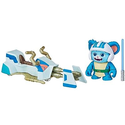 Hasbro Star Wars figuur Nubs en Speeder Bike voertuig in schaal 10 cm, Star Wars kleuterspeelgoed voor meisjes en jongens, vanaf 3 jaar Hasbro Star Wars figuur Nubs en Speeder Bike voertuig in schaal 10 cm, Star Wars kleuterspeelgoed voor meisjes en jongens, vanaf 3 jaar
