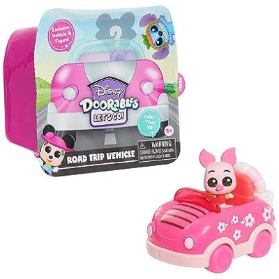 Giochi Preziosi Disney Doorables, Let's Go voertuig, met figuur, exclusief, willekeurige modellen, speelgoed voor kinderen vanaf 5 jaar, , DRB06 Giochi Preziosi Disney Doorables, Let's Go voertuig, met figuur, exclusief, willekeurige modellen, speelgoed voor kinderen vanaf 5 jaar, , DRB06