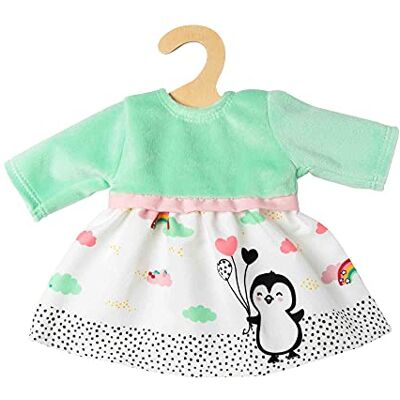 Heless 2124 Jurk voor poppen van zacht fluweel en pinguïn print, maat 35 45 cm, 10204950, meerkleurig Heless 2124 Jurk voor poppen van zacht fluweel en pinguïn print, maat 35 45 cm, 10204950, meerkleurig