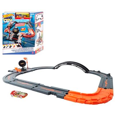 Hot Wheels City HDN95 uitbreidingsset met 10 componenten voor personalisatie en een actieauto voor kinderen vanaf 4 jaar Hot Wheels City HDN95 uitbreidingsset met 10 componenten voor personalisatie en een actieauto voor kinderen vanaf 4 jaar