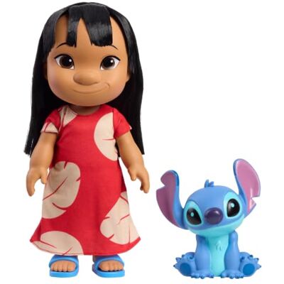 Disney Lilo & Stitch-set van bestaande uit een 35,6 cm hoge beweegbare pop Stitch figuur, 12,7 cm, verzamelspeelgoed, speelgoed voor fans, meisjes, kinderen vanaf 3 jaar Disney Lilo & Stitch-set van bestaande uit een 35,6 cm hoge beweegbare pop Stitch figuur, 12,7 cm, verzamelspeelgoed, speelgoed voor fans, meisjes, kinderen vanaf 3 jaar