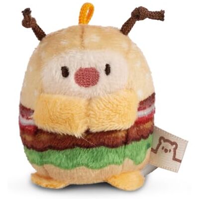 NICI Knuffel lieveheersbeestje Dozz Hamburger beige 5 cm NICI Knuffel lieveheersbeestje Dozz Hamburger beige 5 cm