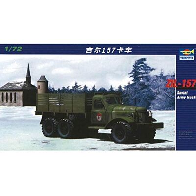 Trumpeter 01101 Model Russische vrachtwagen ZIL 157 Trumpeter 01101 Model Russische vrachtwagen ZIL 157